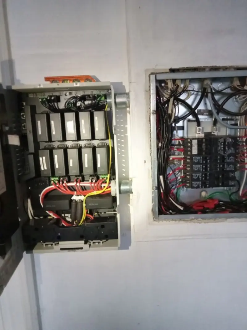 Electrical panel upgrade completed for Security Camera Wiring in Lake Geneva